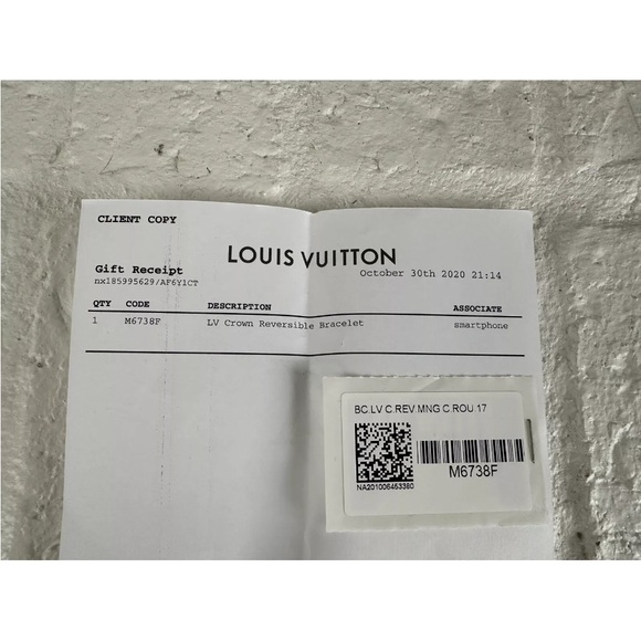 Reversible Louis Vuitton Monogram Bracelet - Picture 12 of 12